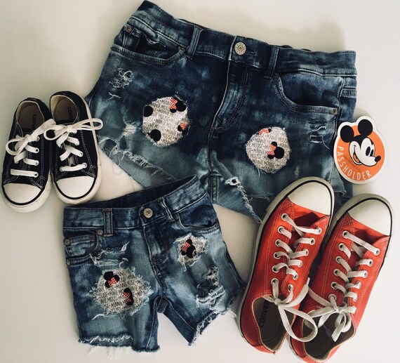womens disney denim shorts