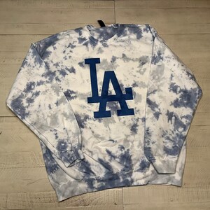 Dodgers Tie Dye Crewnecks Dodgers Sweater Dodgers LA 