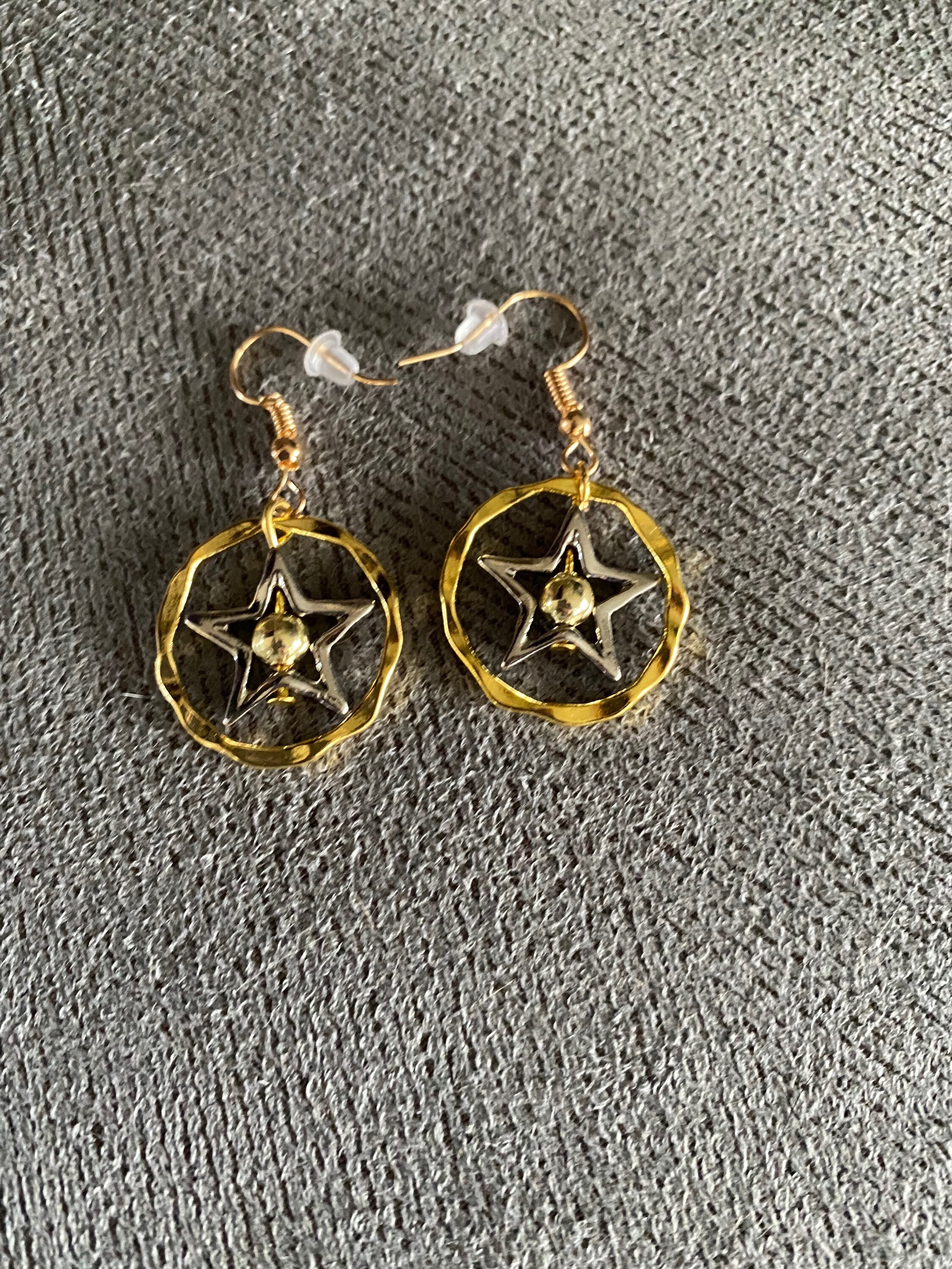Pentacle Earrings - Etsy Pentacle Earrings - Etsy