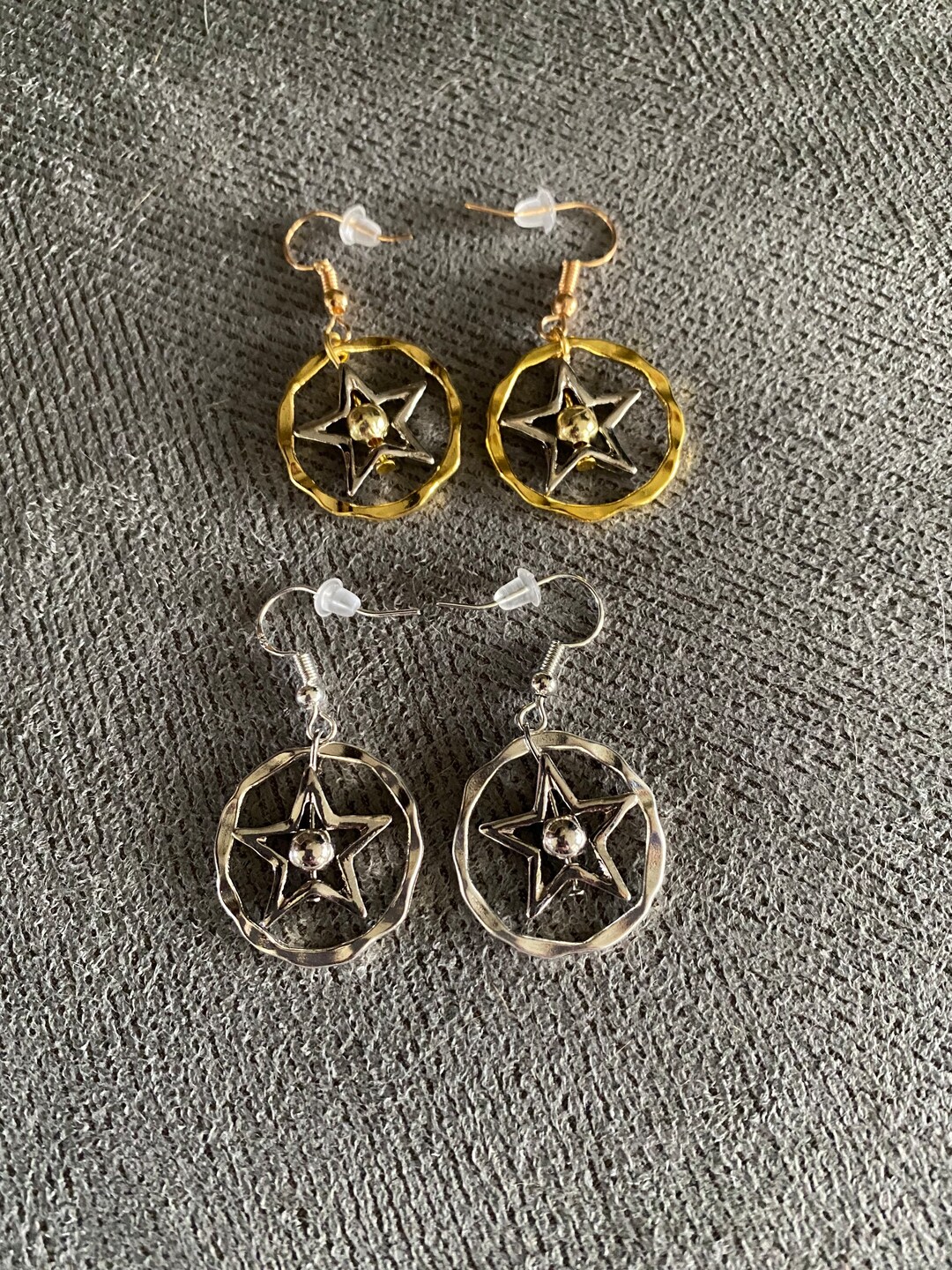 Pentacle Earrings - Etsy Pentacle Earrings - Etsy