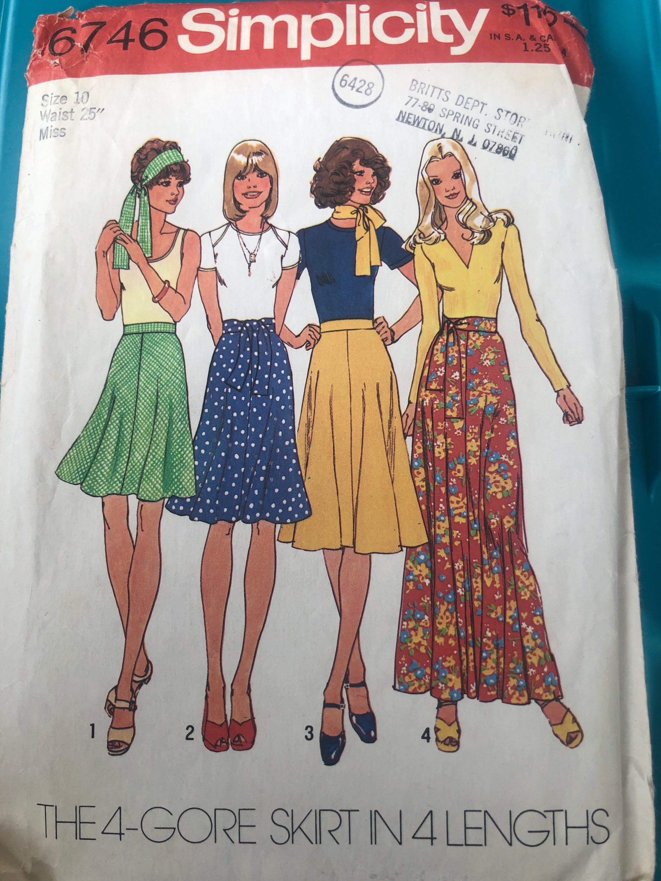 Etsy Sewing Patterns
 1974 Vintage Simplicity Sewing Pattern 6746 Misses Bias Etsy