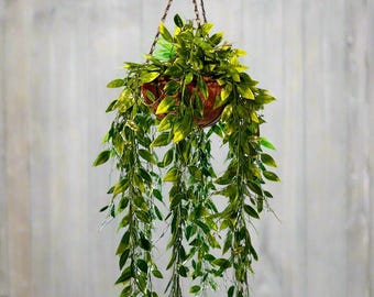 Jazmín artificial colgante Amelia: vegetación realista