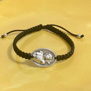 Saint Catholic Medal Bracelet for Men Women - Choose your Saint - St Sebastian - St Joseph - St Gerard - St Anne - St Michael