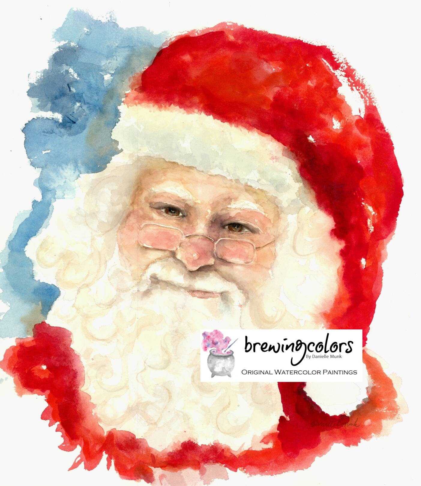 Santa claus sales painting