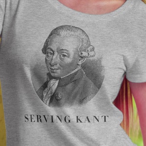 Serving Kant T-Shirt - Funny Philosophy Pun Tee
