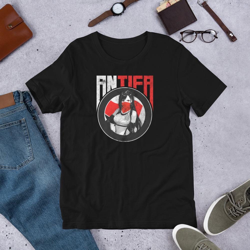 Antifa Tifa Shirt | Final Fantasy 7 Gamer Tee - Etsy