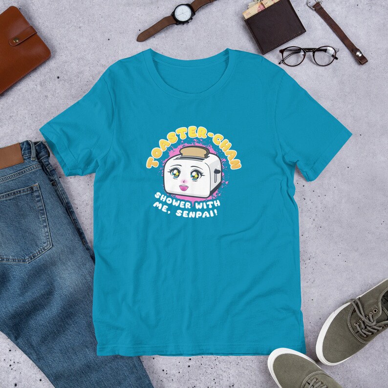 Toaster Chain | Anime Shirt | Toaster Shower Shirt | Toaster bath Shirt | Senpai Shirt | Funny Shirt