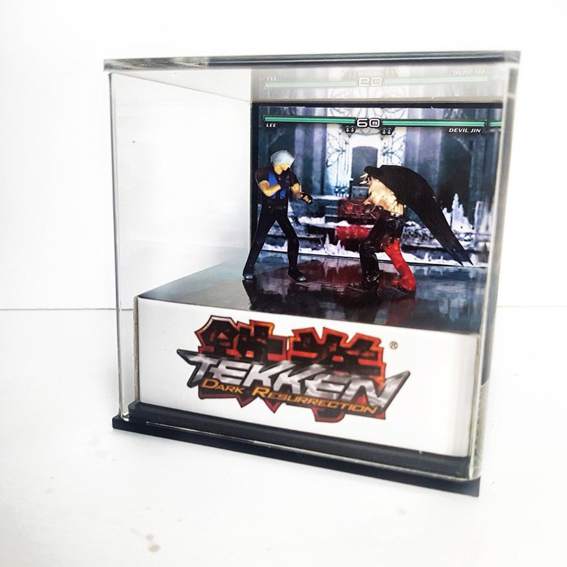 Tekken 5 dark resurrection diorama 3d cube with song image 1