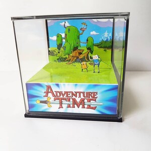 Adventure Time Diorama With Ending Theme Song Island Song Etsy