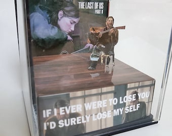 Diorama 3d cube with song the last of us part 2 tlou2 Joe Miller cover future days full version