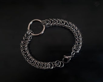 Stainless Steel Chunky O Ring Chainmaille Chain Bracelet | Handmade | Unisex Jewellery | Statement Jewellery
