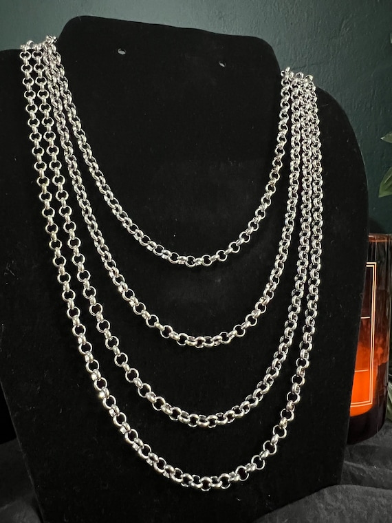 Round 4.7mm Belcher Chain Necklace in Solid 9ct Gold — The Jewel Shop