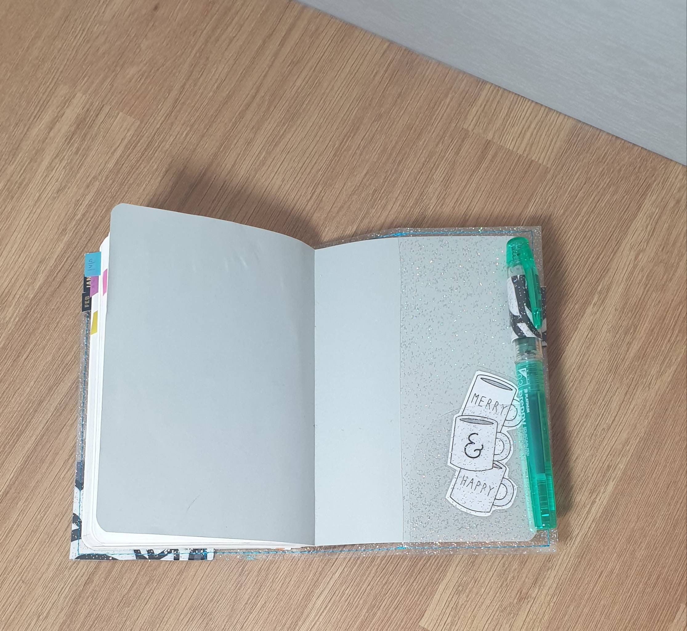 Custom Planner Cover for the Stalogy A6 Planner Vinyl Clear Etsy UK