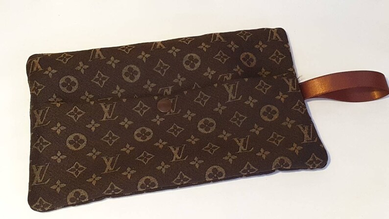 Custom made baby wipe case holder flower print