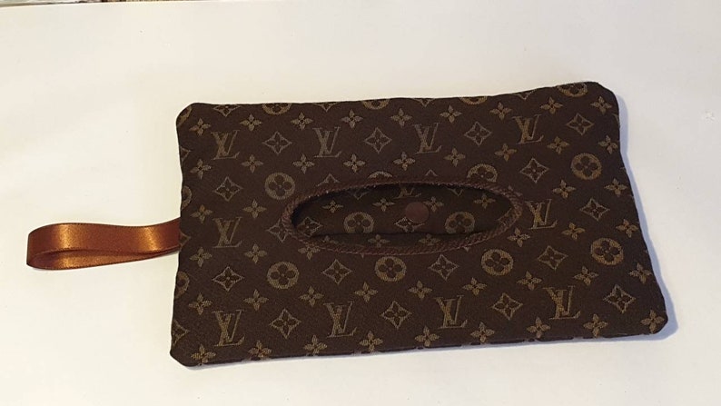 Custom made baby wipe case holder flower print