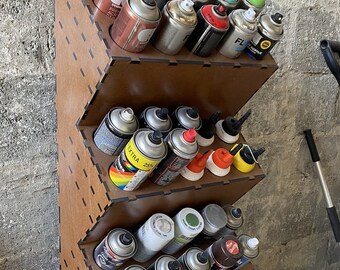 Spray Paint holder for 40 cans - 6 mm