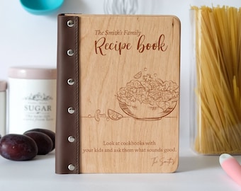 Personalisiertes Rezeptbuch für Oma, Geschenk für die Frau, Geschenk für Mama, Kochbuch, Geschenk für die Frau, Geschenk für Köchinnen und Köche