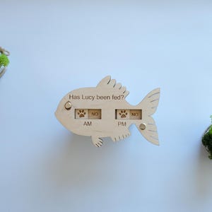 Cat Has Been Fed Sign, Cat Was Fed Sign, Cat Feeding Tracker, Cat Ate Sign, Did the Cats Eat Chart, Magnet Slider Reminder