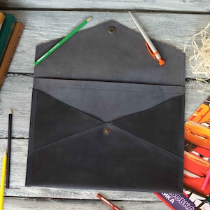 Portadocumentos de piel suave tamaño A4, sobre para documentos, carpeta personalizada, regalo corporativo con logotipo, organizador de documentos de viaje.