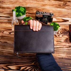 Personalized Leather Notebook Cover, Refillable Moleskine Journal Cover, Hobonichi Planner Case