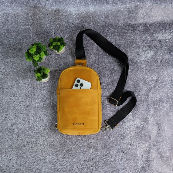 Chest Bag Texture Body Small Bag Sports Waist Bag Casual Shoulder Bag For Men Women Shoulder Bags Women Small Sling 𝐂rossbody Bag For Women (Black