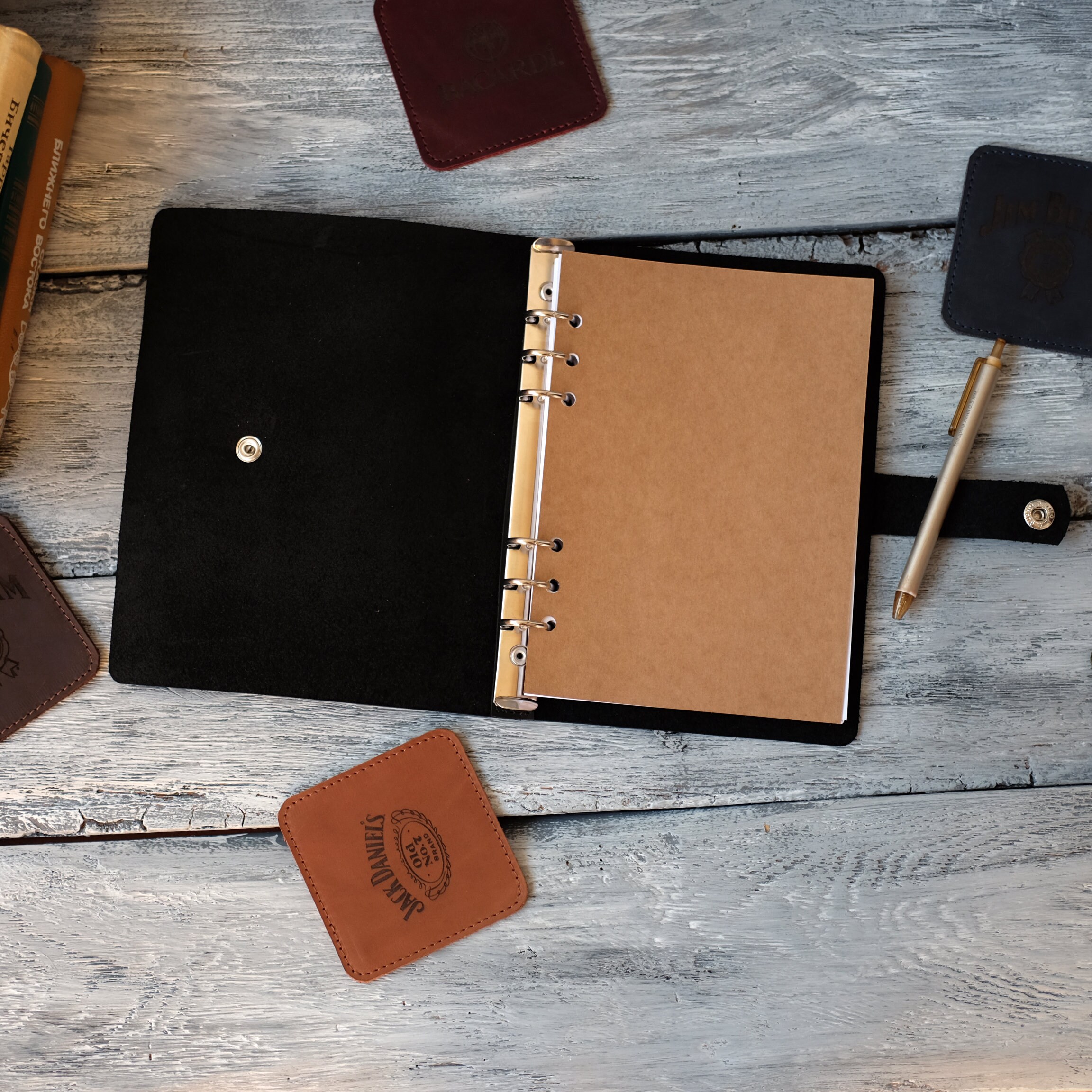 Binder ring notebook A5 Guest book Reusable notebook Etsy