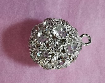 Diamante Button, Ball 18mm