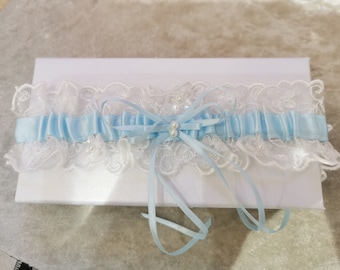 Something Blue, Ivory Garter