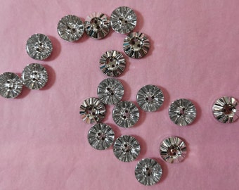 Acrylic Diamante style Button, No2