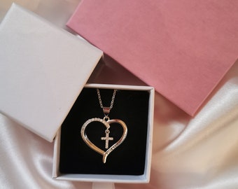 Heart & Cross, Holy Communion necklace
