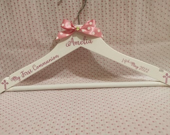 Luxury First Communion Hanger for girls.