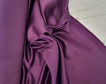 Purple duchess satin