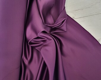 Purple duchess satin