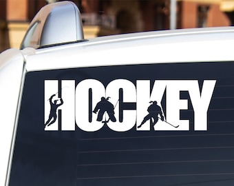 Hockey Girls Vinyl Decal | Car Vehicle Truck Van Permanent Sticker Hockey Life
