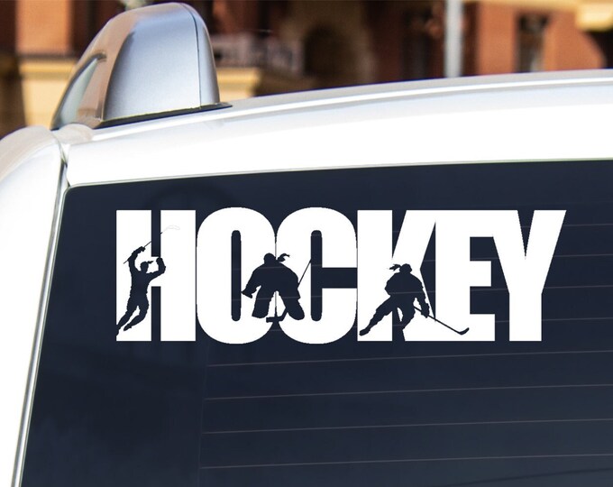 Hockey Girls Vinyl Decal | Car Vehicle Truck Van Permanent Sticker Hockey Life