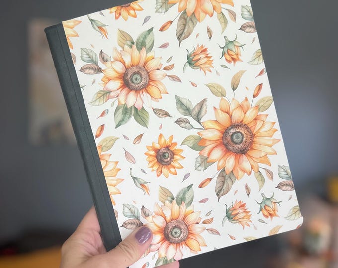 Sunflower Composition Notebook - Cream