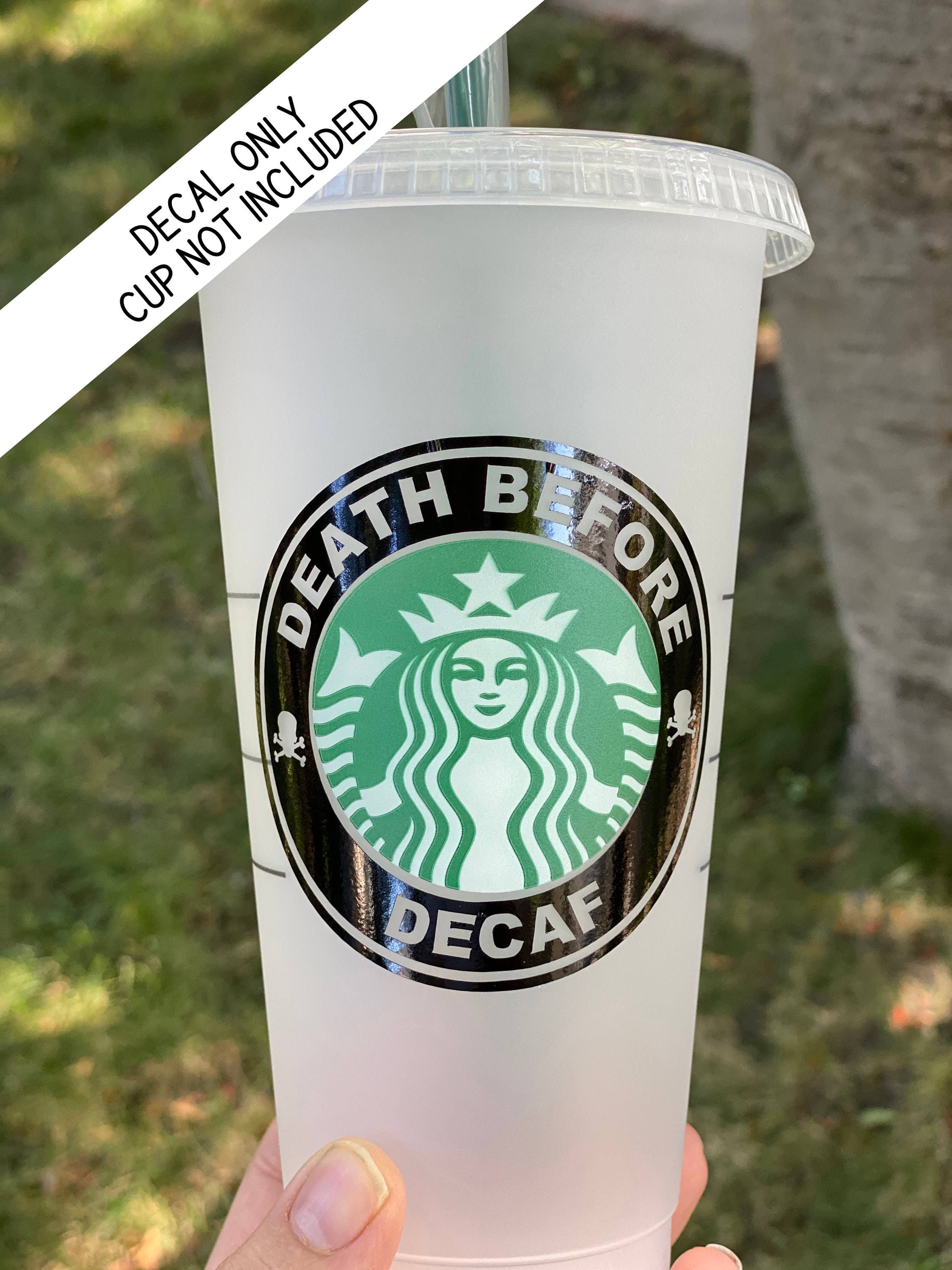 Custom Starbucks Drink Sticker 