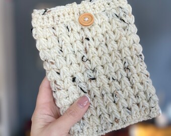 Ereader Sleeve Crocheted  | Kobo Kindle Cover Case Envelope | Book Sleeve Protector Tablet Case