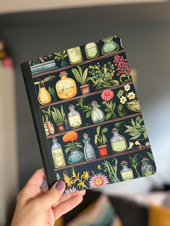Apothecary Shelf With Plants Composition Notebook
