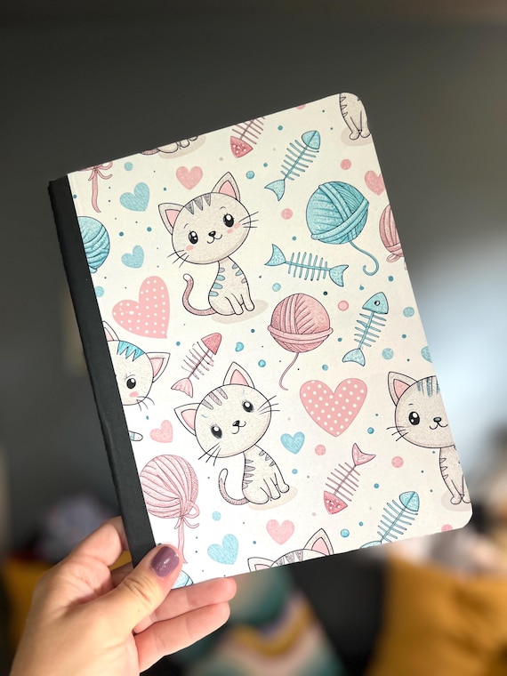 Kittens and Yarn Composition Notebook - Cute Cat Notebook Design