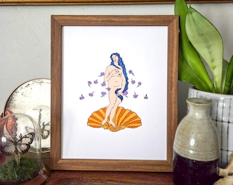 Birth of Venus Giclee Print – Botticelli Art Illustration