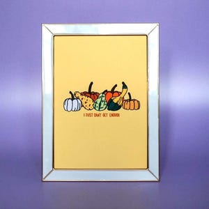 Decorative Gourd Fall Giclee Print - Autumn Art Print