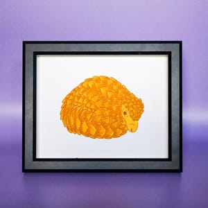 Pangolin Art Print - Pangolin Lover Decoration