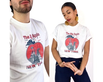 Tシャツ・カットソー COLUMBIA / NEW YORK CITY THE BIG APPLE T-SHIRT GREEN COLUMBIA / NEW YORK CITY THE BIG APPLE T-SHIRT WHITE