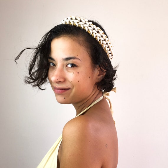Vintage Seashell crown / mermaid crown / beach bri