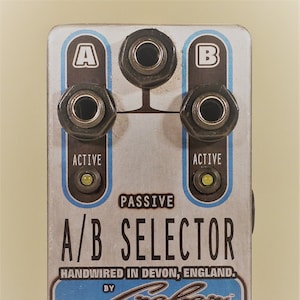 Passive A B Line Signal Selector A/B AB True Bypass Amp Instrument Guitar Selector Channel Switcher Pedal Handwired Alternator Free Shipping