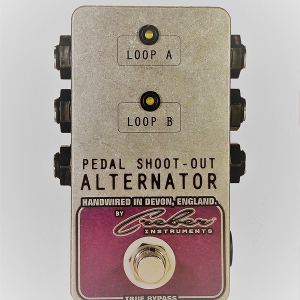 Pedal SHOOT OUT ALTERNATOR Switcher A B Loop Chain Effect Bank Swap Flipper Hopper Switch Guitar Instrument 9v Orignal Design Free Shipping