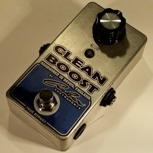 CLEAN BOOST Transparent Volume Gain Analog Signal Guitar Instrument Booster Handwired Attenuator 9v Original Design Effect Pedal - Free P&P
