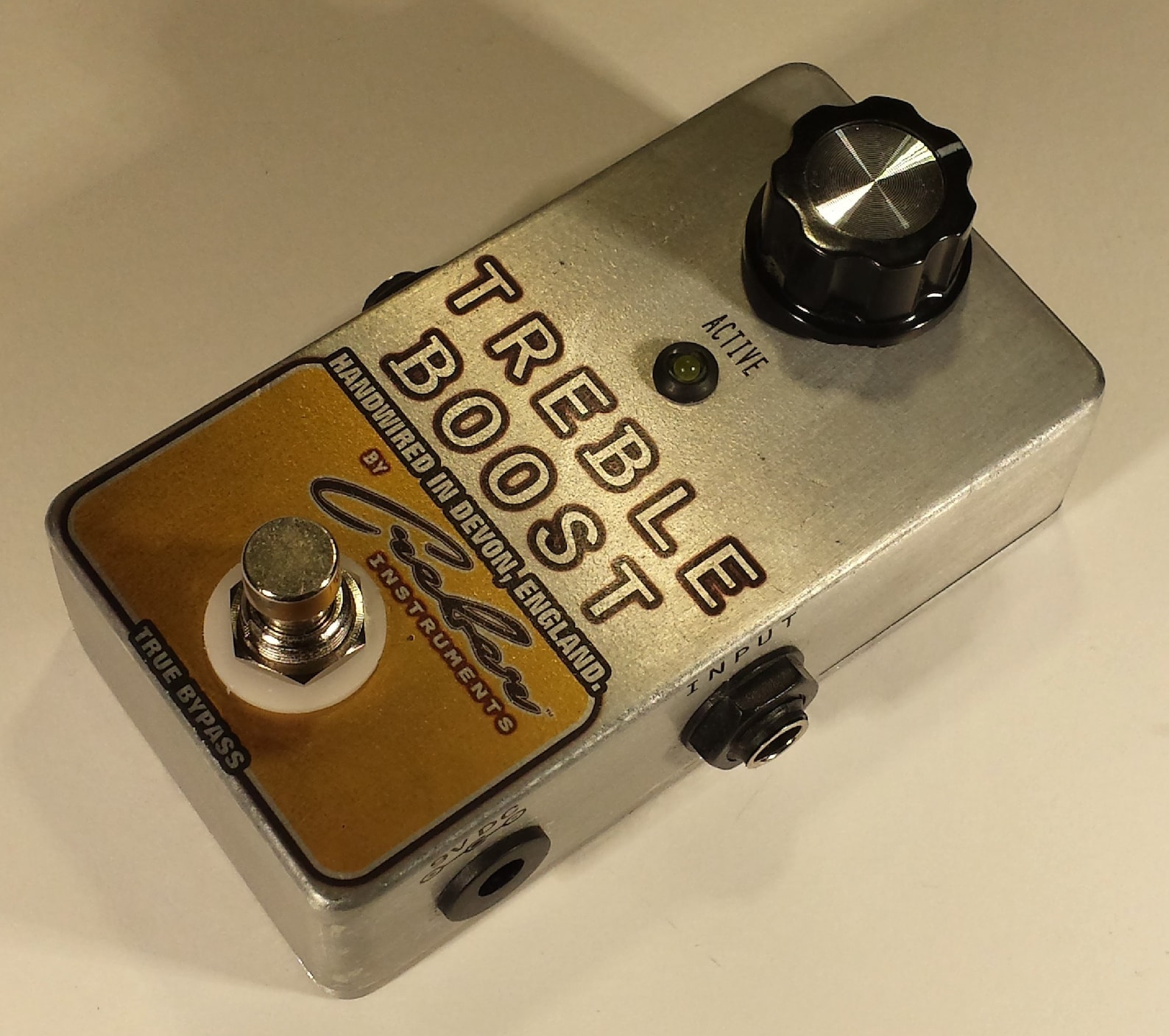 Treble Boost Bright Booster Handwired Guitar Instrument Pedal Etsy