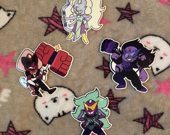 Crystal Gem Fusions 3” Stickers